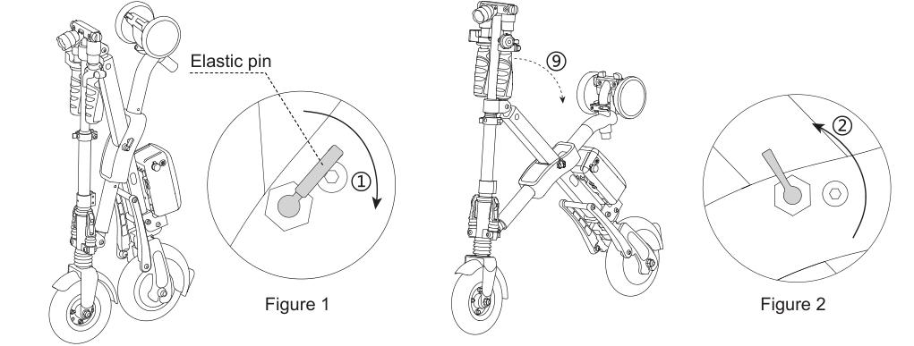 Airwheel electric folding bike