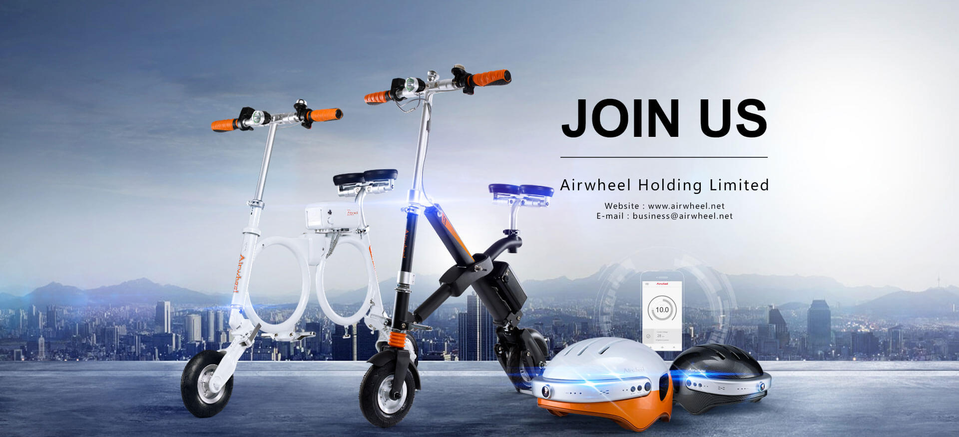 Airwheel self-balancing electric scooters
