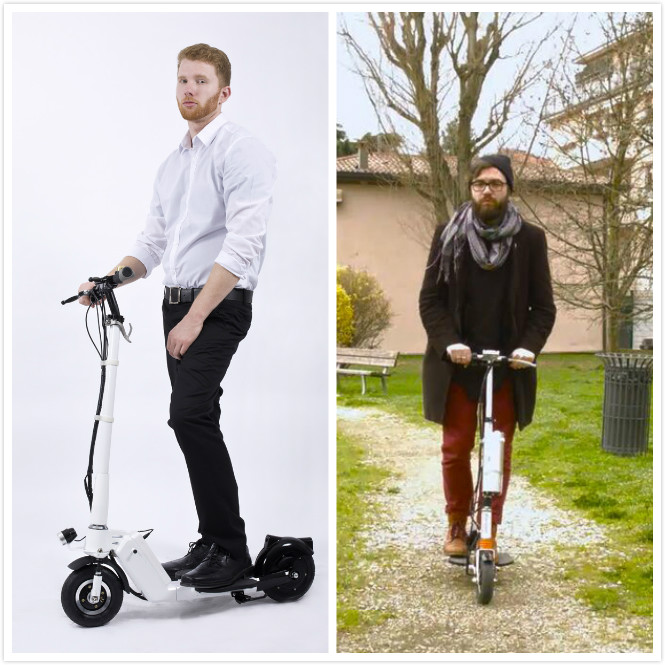 flodable electric scooter