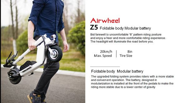 Airwheel Z5 standing up electric scooter 