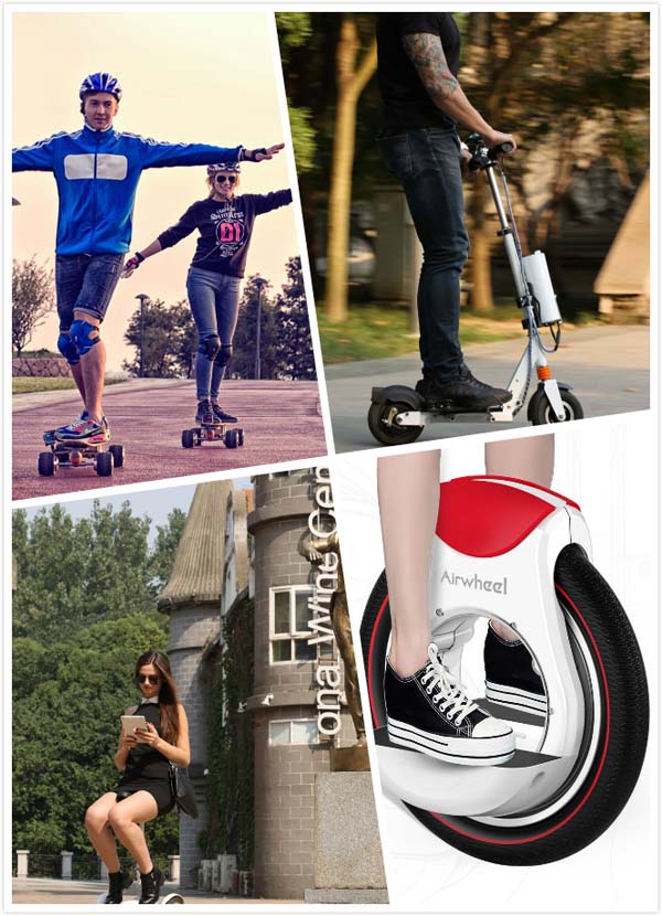 Airwheel-new2 Alston keeps his girlfriend company for buying Airwheel mini mobility self balancing scooter review