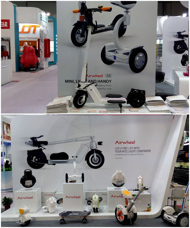 Airwheel S8 two wheel electric walkcar