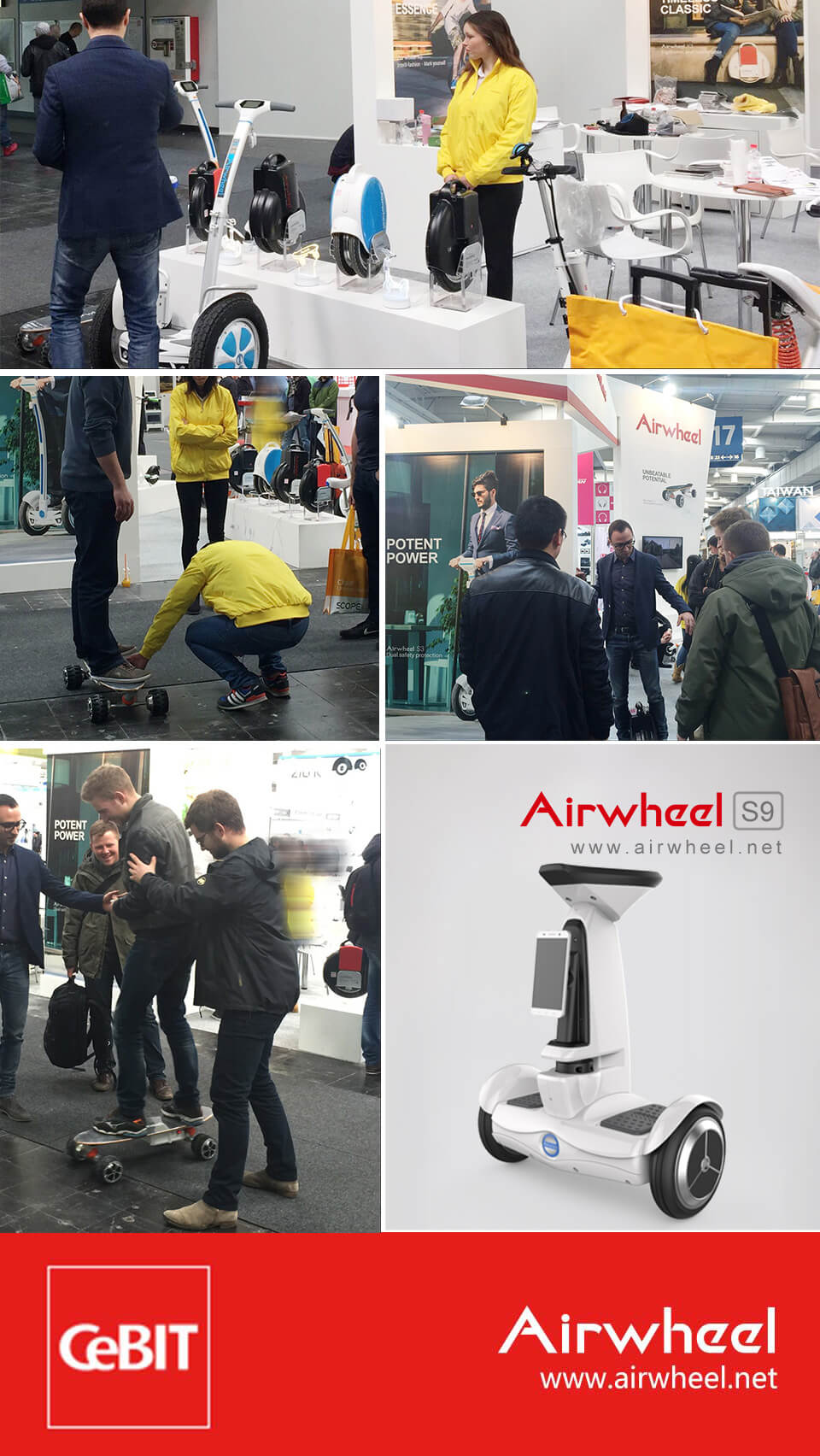 Airwheel S9 artificial intelligence robots