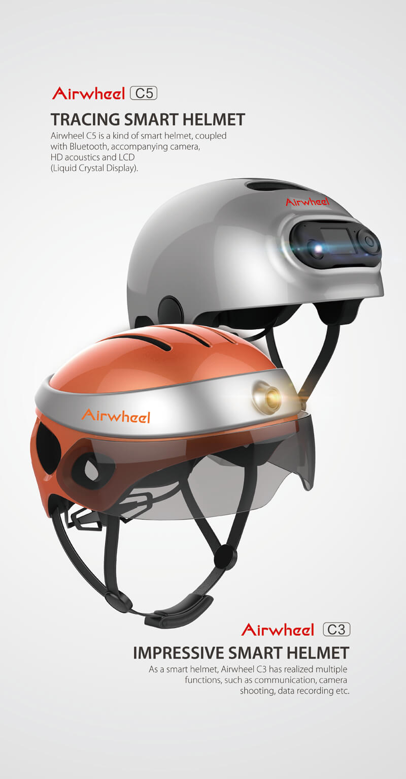 Airwheel C3 intelligent helmet for road safety